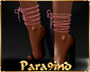 P9) Heels adorned pink