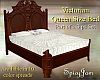 Antq Victorian Bed White