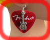 Earrings-Fender/Red