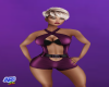 Allison Romper Purple