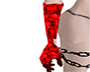 Red Skull Bloom Gloves