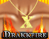 [DF] X gold necklace