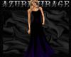 Vintage Blk/Purple Gown