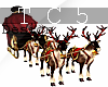 Animated Santa sleigh