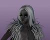 Black Wolf shoulder fur