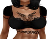 Black Crop W/Tats