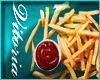 )( Pile of fries