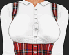 Plaid Red White Dress