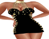 Black & Gold Tie Dress