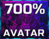 700% Avatar Scaler