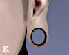 black plugs