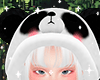 ♡ Panda + Hair White