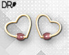 DR- Nadia heart earrings