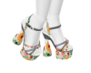 Floral Bikini Sandalð