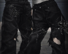 Y2K spider pants black