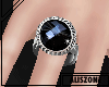 [AZ] Black&silver  ring