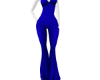 blue jumpsuit