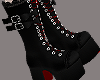 ☆ boots black red ☆