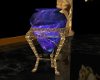 LS Blue Vase With Stand
