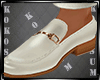 Cream Loafers Shoes