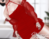 S. Fringe Dress Red