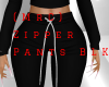 (MrC)Zipper Pants BLK