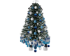 xmas tree blue/silv