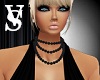 :VS: Black Bead Necklace