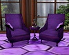 purple rose chairs