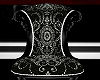 S33 Black Damask Chair