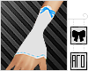 a< Bow gloves`blu