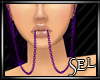 [S] LipEar Chain Purple