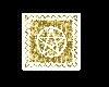 gold wiccan stamp