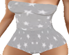 Stars Swimsuit Grey