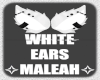 ✧ White Ears ✧