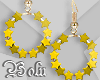 Gold Stars Earrings