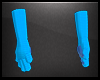 Lt Blue Paw Gloves