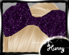 Kids Purple Sequin Bow