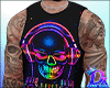 Neon Skull DJ T-Shirt