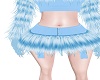 Blue Frost Kitten Skirt