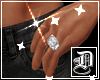 Mens left hand Diamond