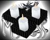 Black and Gray candles