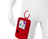 gameboy keychain red
