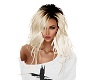 Raven blonde with roots