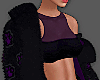 Dark Fluff Jacket Purple