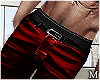 MD| Hole Pants Red