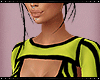 Y: fitness top blk lime