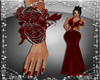 Red Wrist Corsage Left
