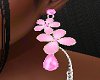 FG~ Pink Floral Earrings