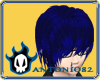 Blue Emo Hair
